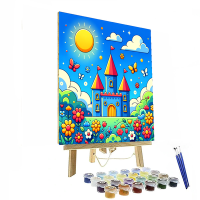 Enchanted Castle Garden DIY Paint By Numbers