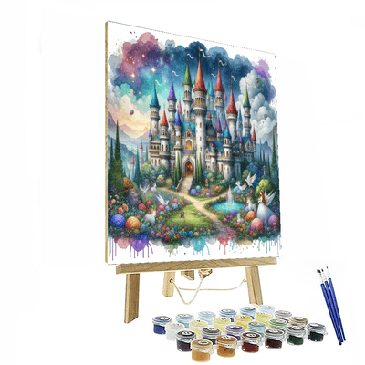 Fantastic Fantasy Castle Painting Number Kit