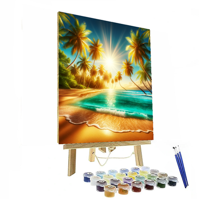 Blissful Tropical Paradise Paint By Numbers