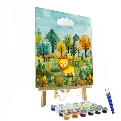 Simba Wild Adventure - Disney Inspired Numbered Painting Kits