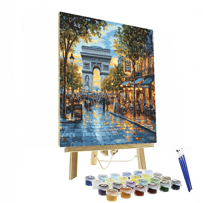 Avenue Des Champs-Élysées Painting Number Kit