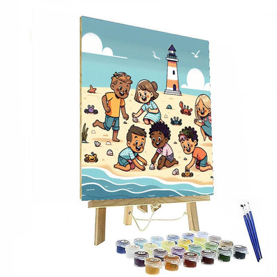 Seaside Adventures DIY Paint By Numbers