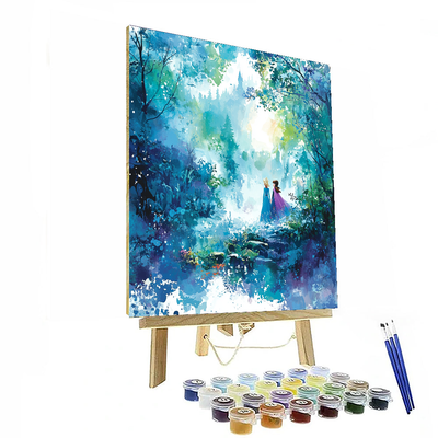 Frozen Ii Magical Forest - Disney Inspired Painting By Numbers Kit