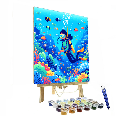 Under The Sea Exploration DIY Paint By Numbers