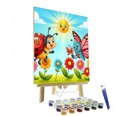 Whimsical Insect World Paint By Numbers