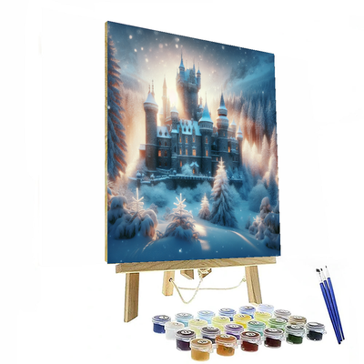 Winter Castle Mystery Number Painting