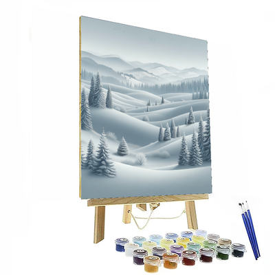 Snowy Alpine Serenity Paint By Numbers