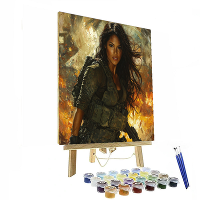 Michelle Rodriguez: A Thrill-seeking Action Icon Paint By Number