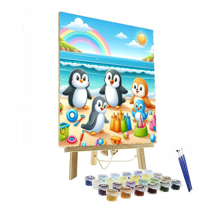 Fun At The Beach Party DIY Paint By Numbers