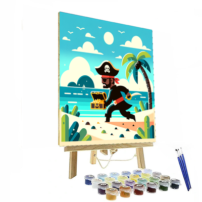 Pirate Island Treasure Hunt Paint By Numbers Kits