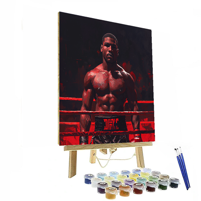 Michael B. Jordan: The Rising Star Of Creed Paint By Numbers Art