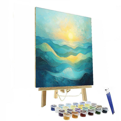 Salvador Dali Inspired Abstract Wave Of Emotions  Numbered Painting Kits