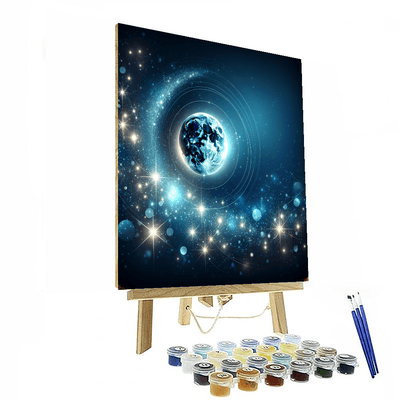 Moonlit Starry Night Paint By Number