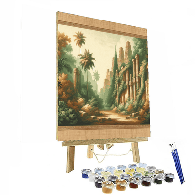 Exploring Ancient Ruins Painting Number Kit