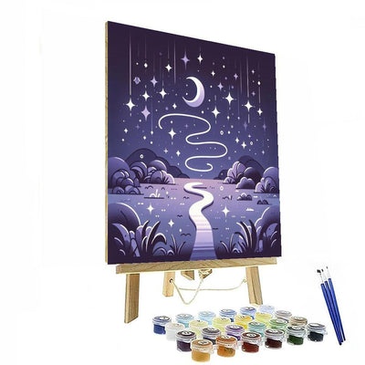 Starry Stroll DIY Paint By Numbers