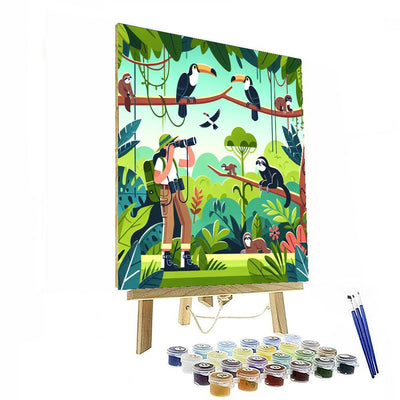 Tropical Rainforest Trek Paint By Numbers