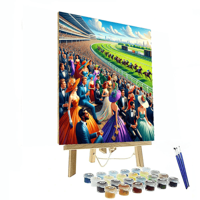 Melbourne Cup Carnival - Australia Paint By Numbers Kits