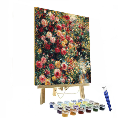 Pierre-Auguste Renoir Inspired Floral Symphony Of Colors  Paint By Numbers Art