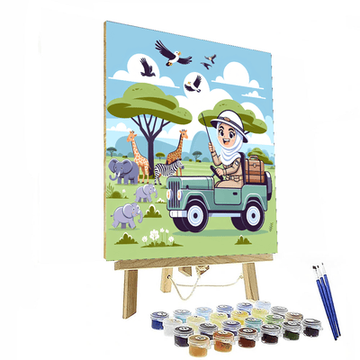 Safari Ranger's Patrol Painting Number Kit