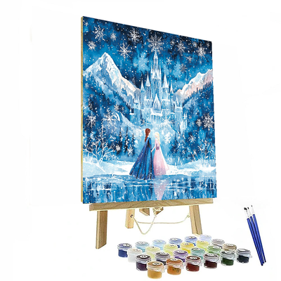 Frozen's Icy Castle Adventure - Disney Inspired Paint By Numbers Kits