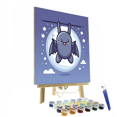 Bubbly Bat Painting By Numbers Kit