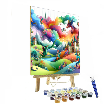 Fantasy Fairytale Land Painting By Numbers Kit