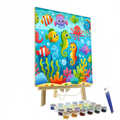 Ocean Wonders And Creatures DIY Paint By Numbers