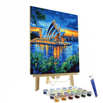 The Sydney Opera House Numbered Painting Kits