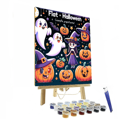 Funny Halloween Creatures Paint By Number