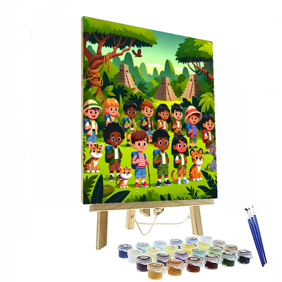 Wild Jungle Journey Painting By Numbers Kit