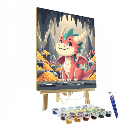 Dragon's Secret Cave DIY Paint By Numbers