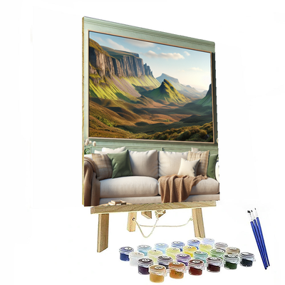 Scenic Highland Painting Number Kit