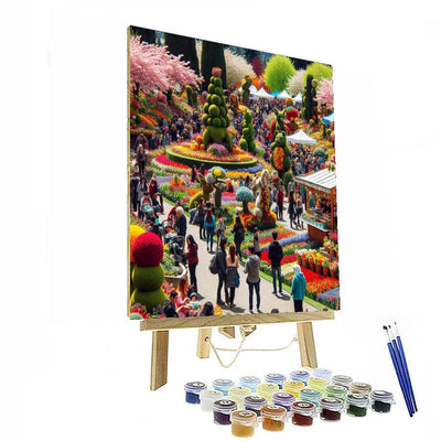 Epcot International Flower And Garden Festival DIY Paint By Numbers