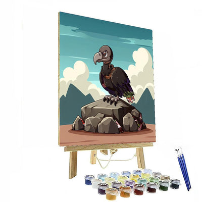 Velvety Vulture Numbered Painting Kits