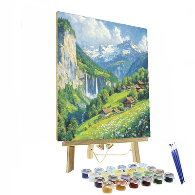 Lauterbrunnen Valley - Switzerland Numbered Painting Kits