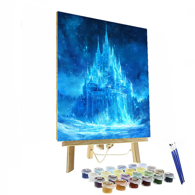 Elsa's Enchanted Snow Castle - Disney Inspired Numbered Painting Kits