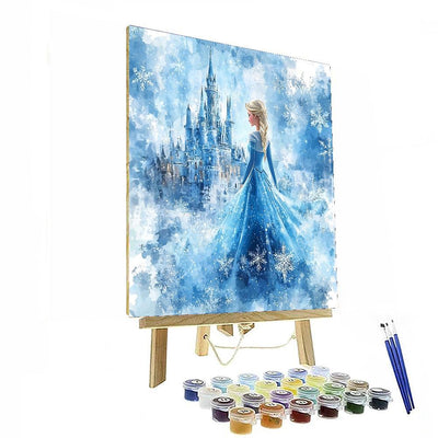 Elsa's Icy Palace Escape - Disney Inspired Paint By Color