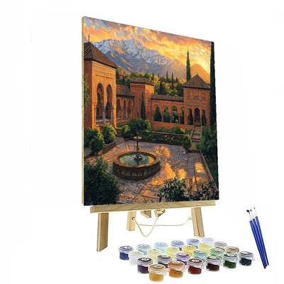 Alhambra - Granada, Spain Numbered Painting Kits