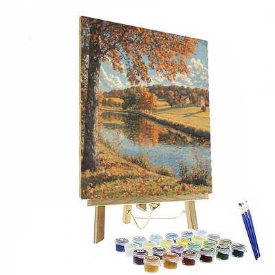 Camille Pissarro Inspired Autumn's Whisper  Paint By Numbers Kits