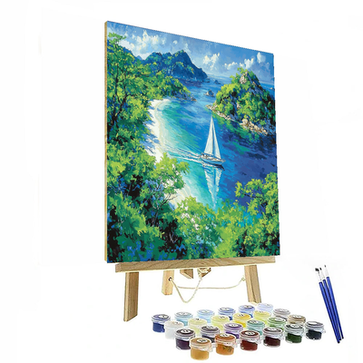 Whitsunday Islands Sailing Paint By Numbers Kits