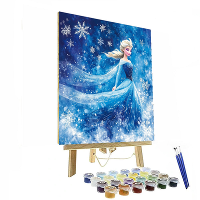 Elsa's Icy Adventure - Disney Inspired Paint By Numbers Art