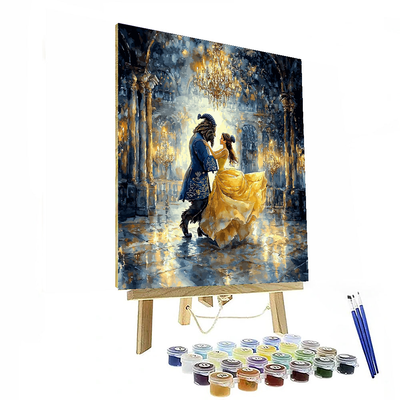 Beauty And The Beast Enchanted Ballroom - Disney Inspired Paint By Number