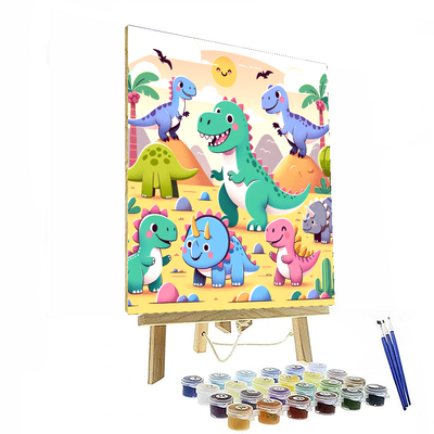 Dino Playdate Paint By Number