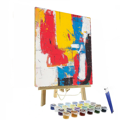 Jean-Michel Basquiat Inspired Fiesta Of Colors  Painting By Numbers Kit