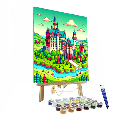 Magical Castle Adventure DIY Paint By Numbers