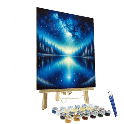 Starry Night Over The Lake Paint By Color