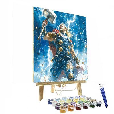 Thor's Mighty Asgard - Disney Inspired Paint By Number