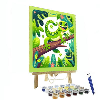 Giggly Gecko Painting By Numbers Kit