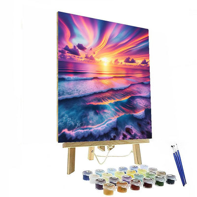 Sunset Ocean Symphony Paint By Number