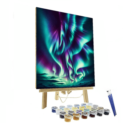 Northern Lights Serenade Paint By Color